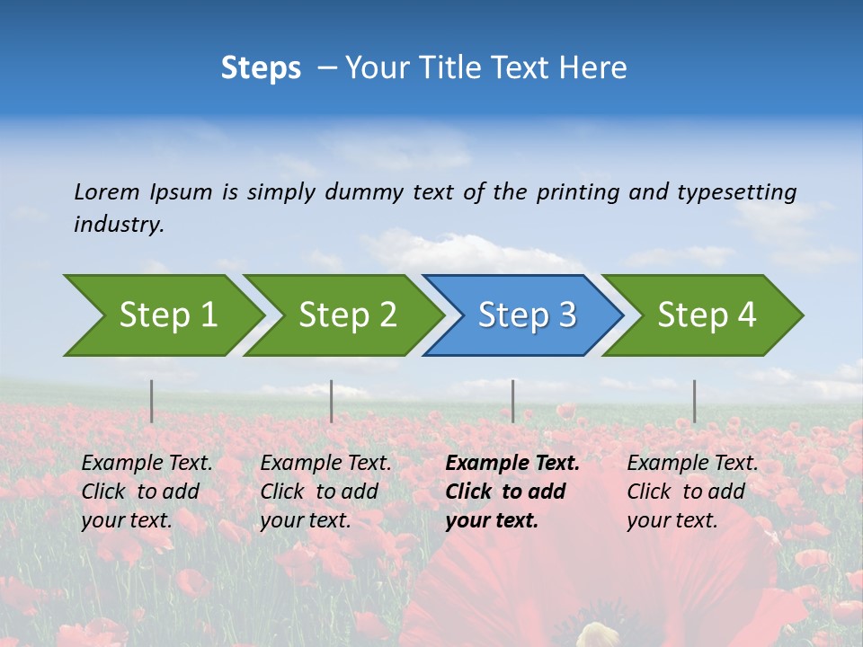 Countryside Grass Crops PowerPoint Template