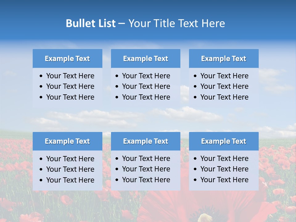Countryside Grass Crops PowerPoint Template