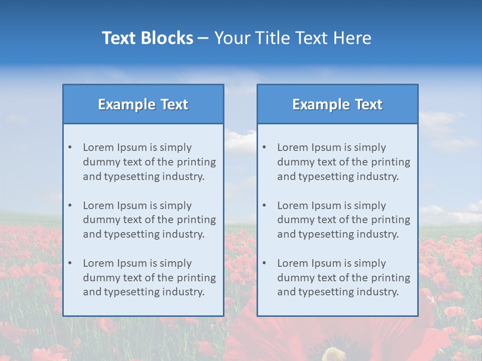 Countryside Grass Crops PowerPoint Template