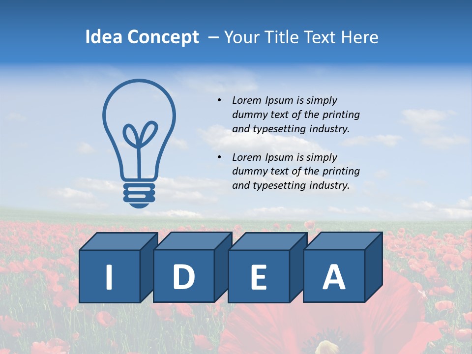 Countryside Grass Crops PowerPoint Template