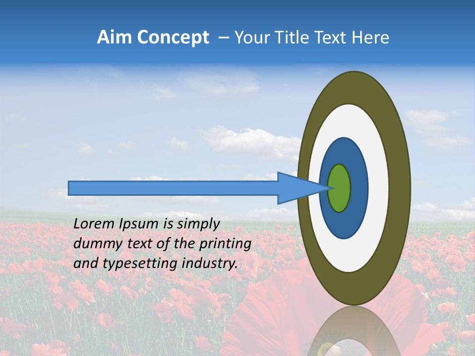 Countryside Grass Crops PowerPoint Template
