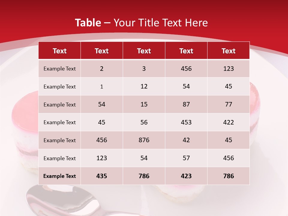 Flowers Food Sweet PowerPoint Template