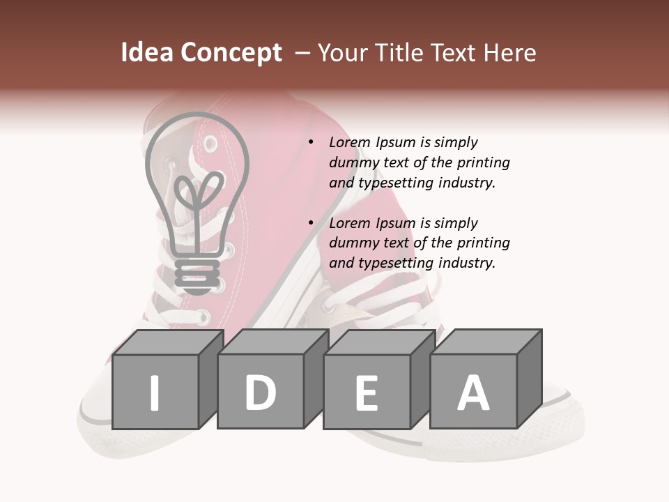 Modern Rubber Hanging PowerPoint Template