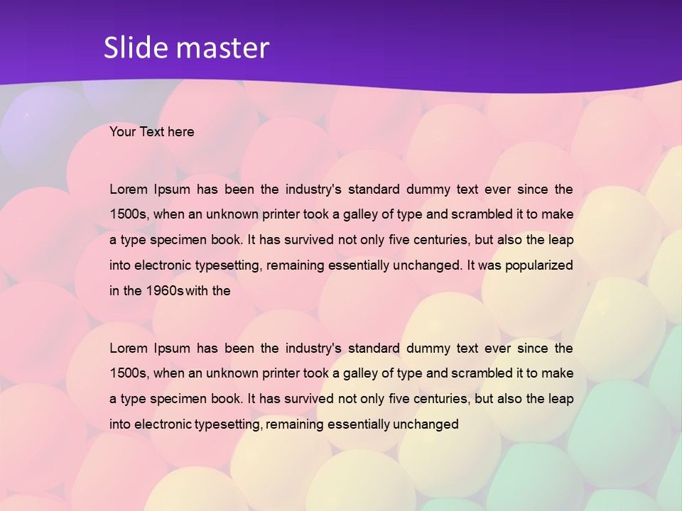 Party Carnival Balloon PowerPoint Template