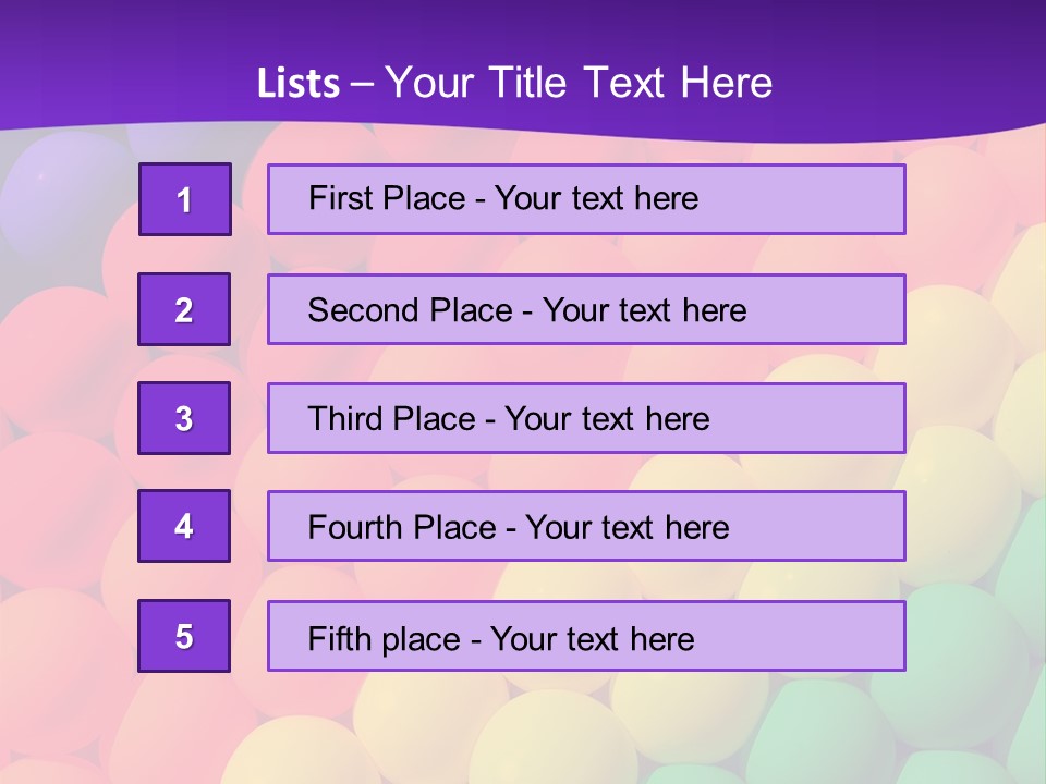 Party Carnival Balloon PowerPoint Template