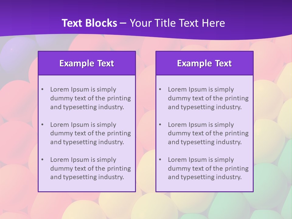 Party Carnival Balloon PowerPoint Template