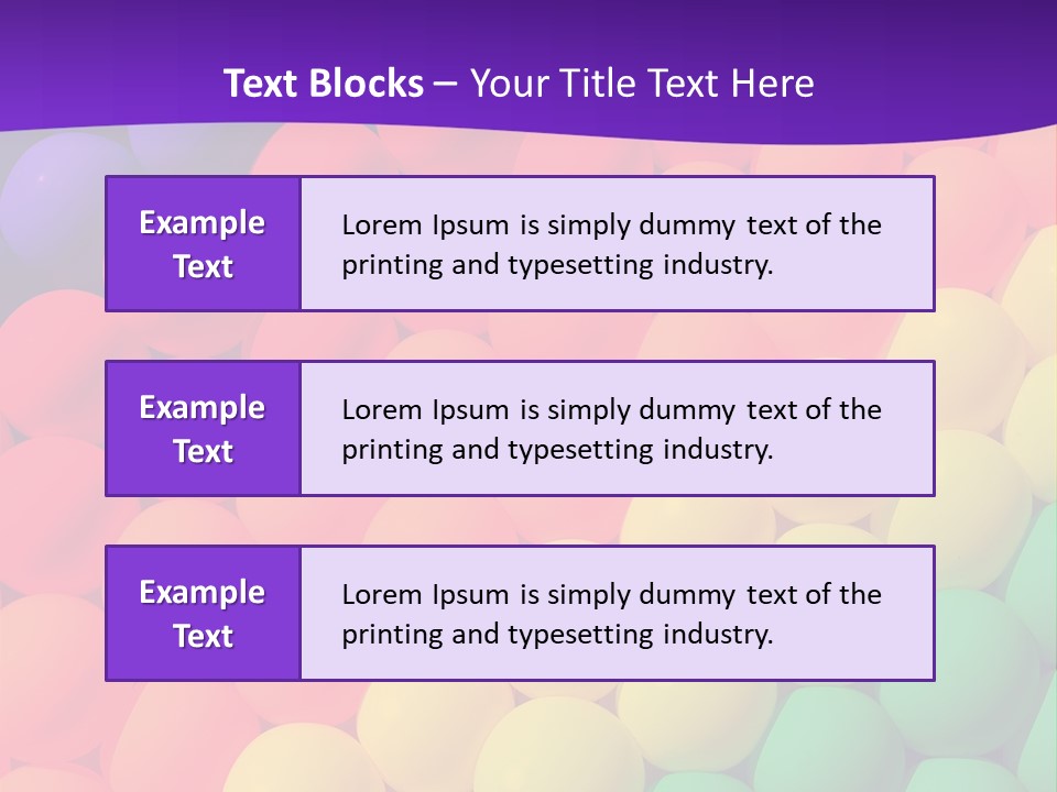 Party Carnival Balloon PowerPoint Template