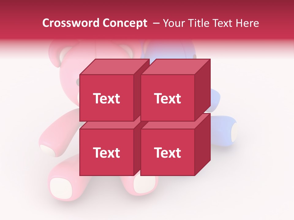 His Two Cartoon PowerPoint Template