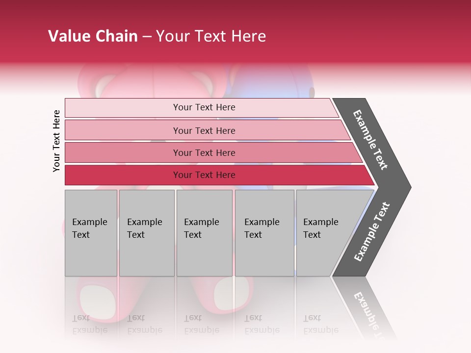 His Two Cartoon PowerPoint Template