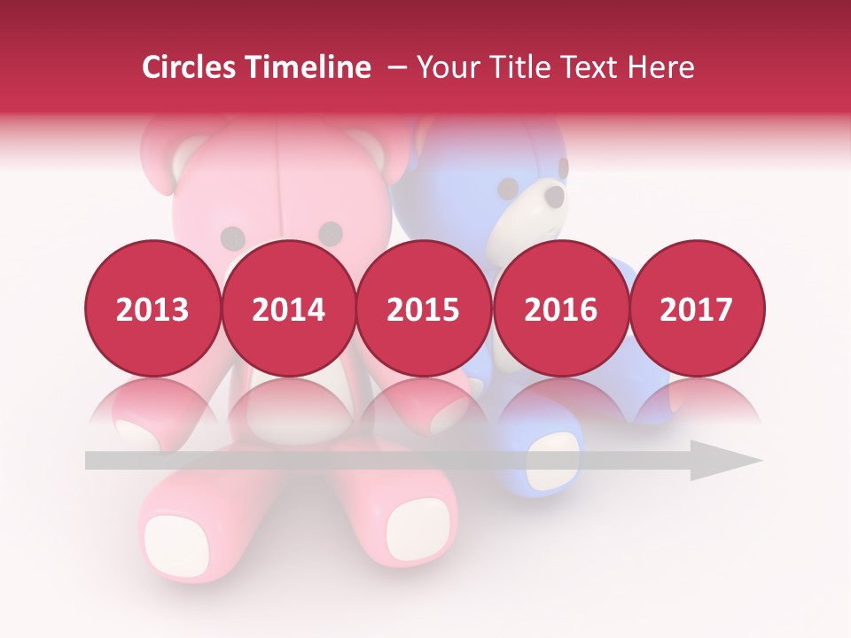 His Two Cartoon PowerPoint Template