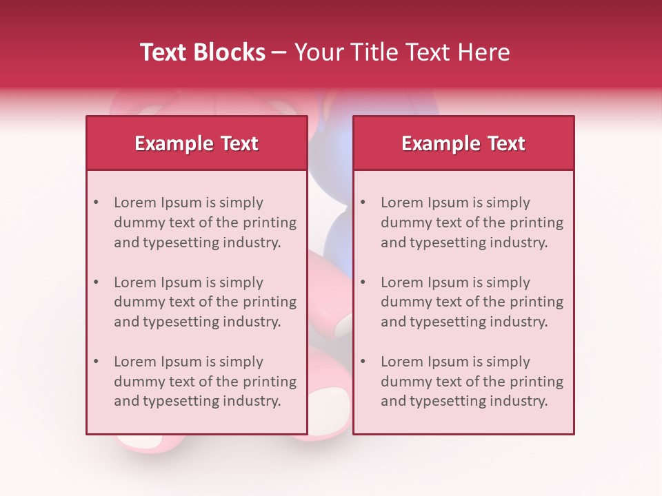 His Two Cartoon PowerPoint Template