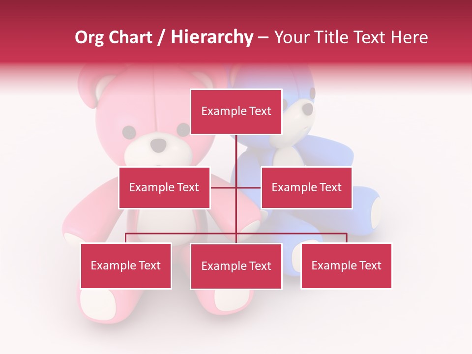 His Two Cartoon PowerPoint Template