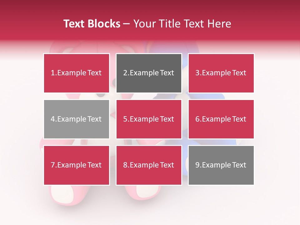 His Two Cartoon PowerPoint Template