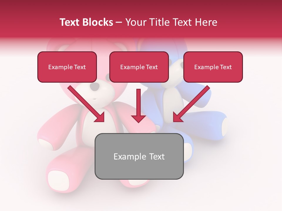 His Two Cartoon PowerPoint Template