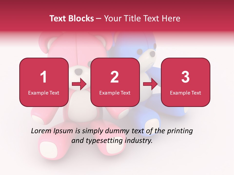 His Two Cartoon PowerPoint Template