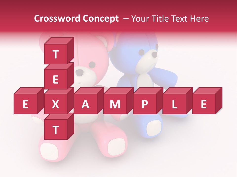 His Two Cartoon PowerPoint Template