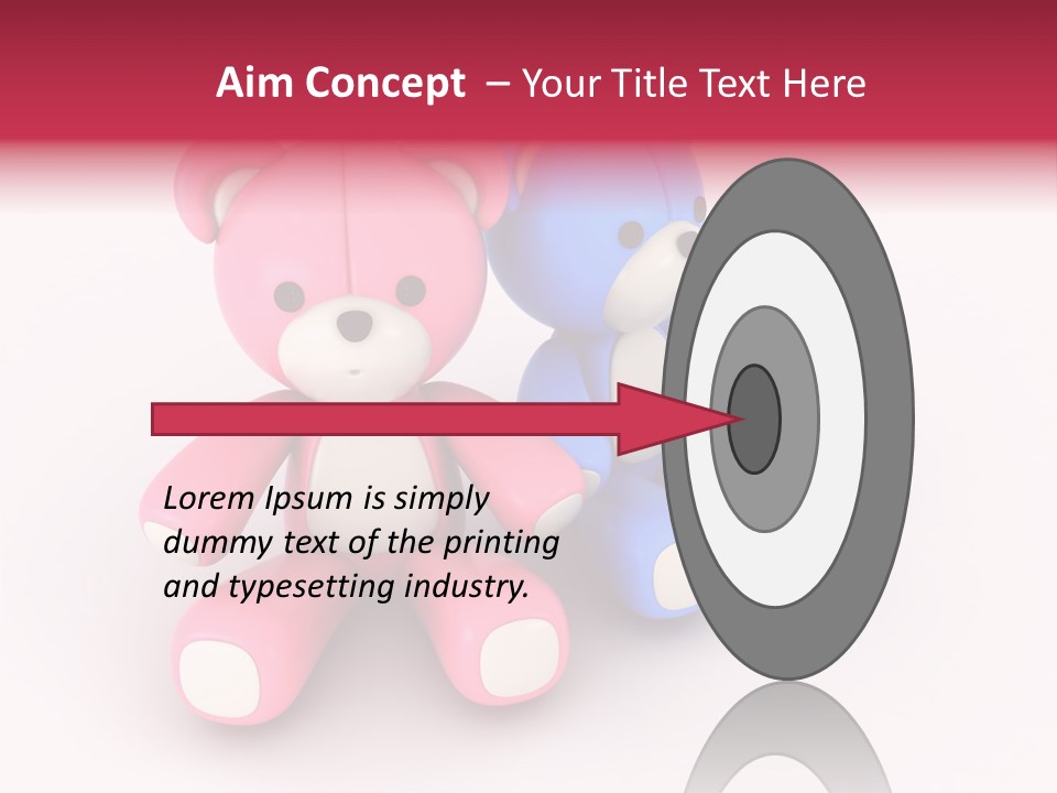 His Two Cartoon PowerPoint Template