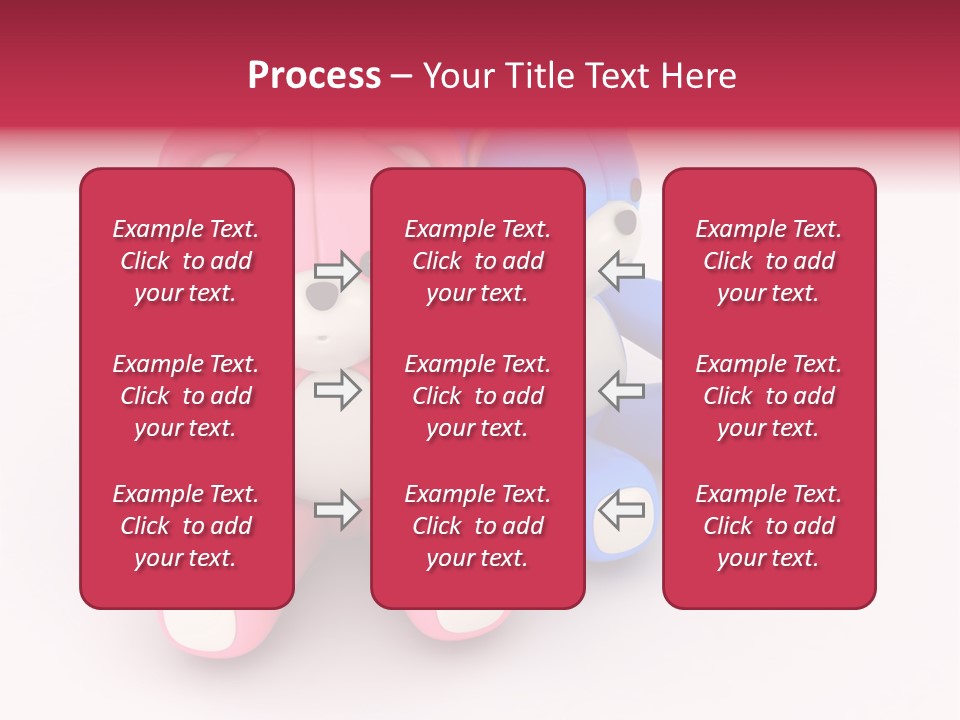 His Two Cartoon PowerPoint Template