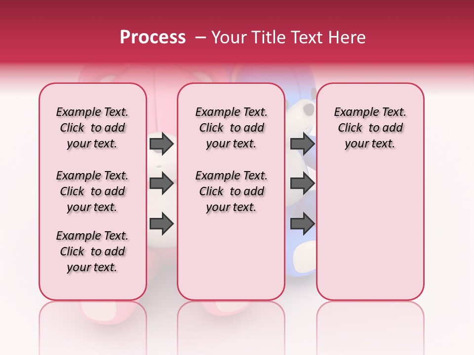 His Two Cartoon PowerPoint Template