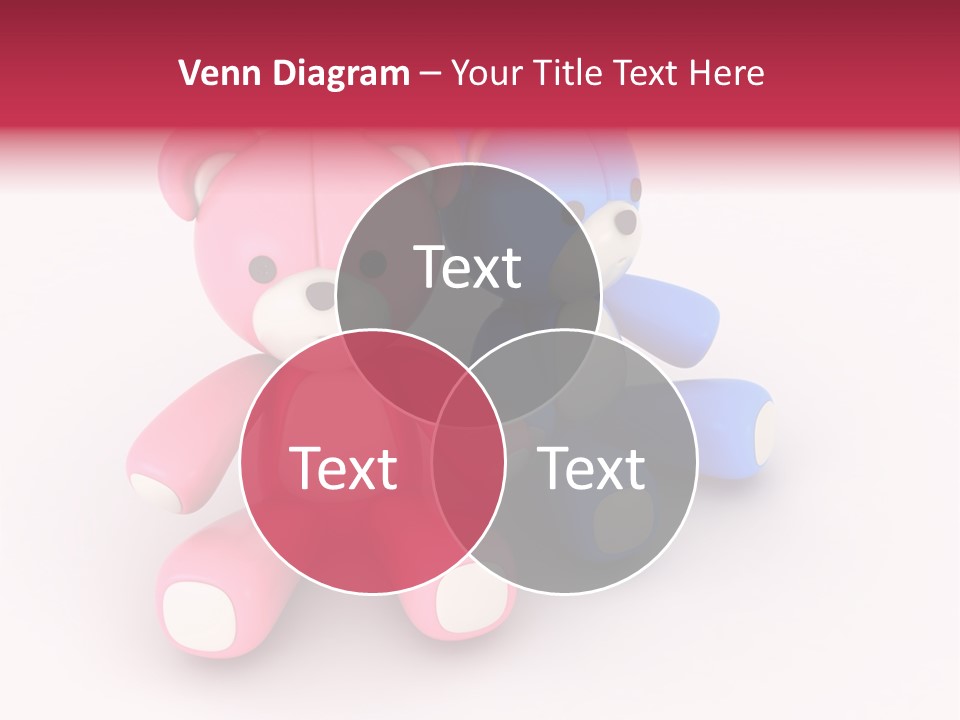 His Two Cartoon PowerPoint Template