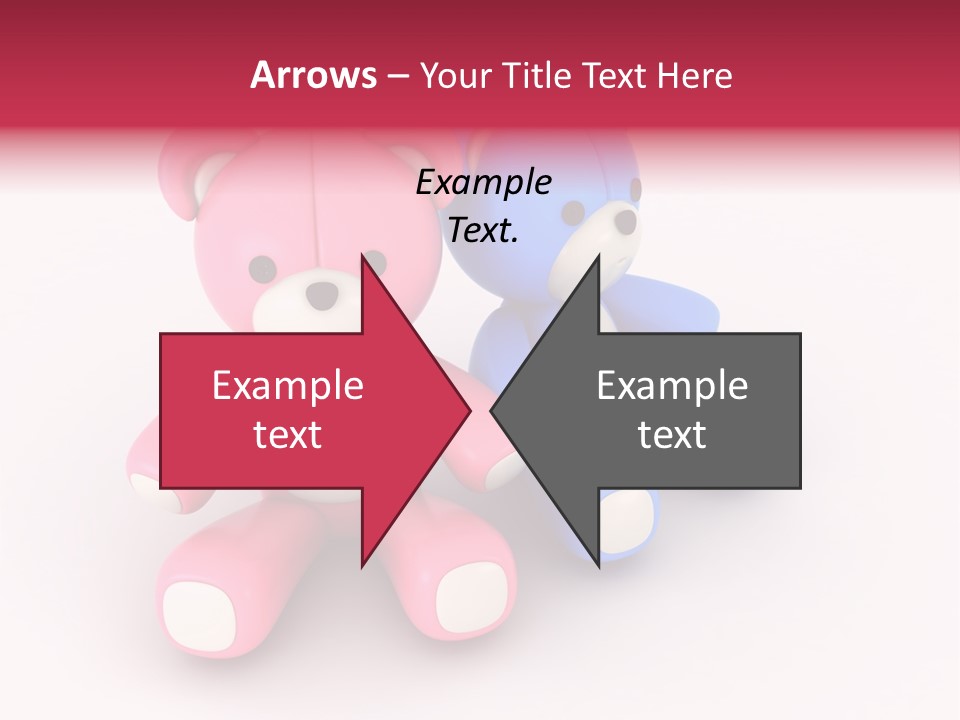 His Two Cartoon PowerPoint Template