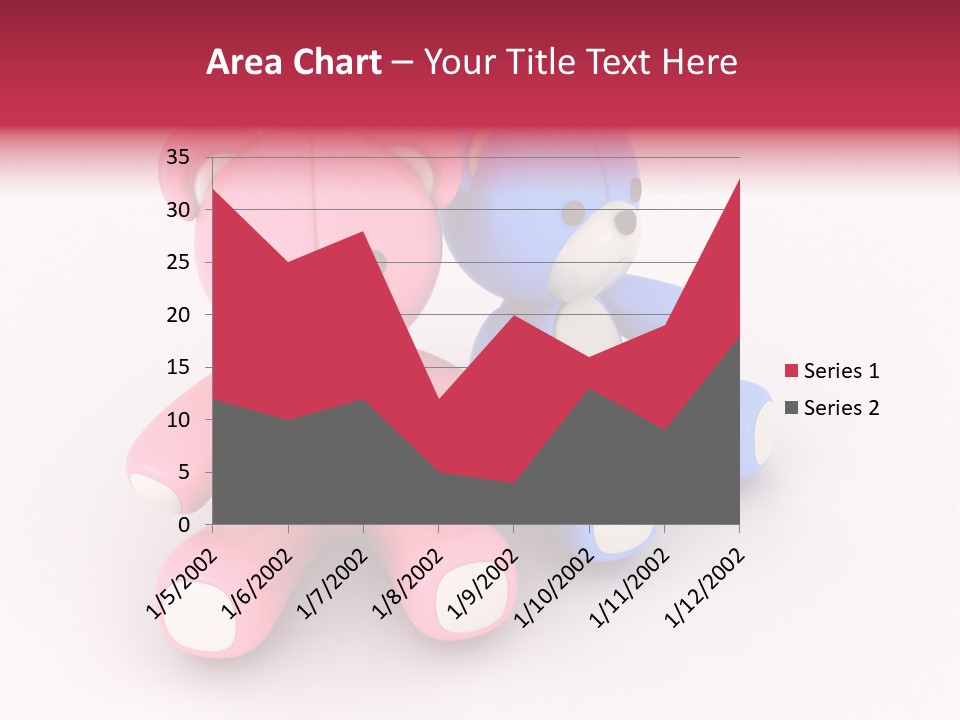 His Two Cartoon PowerPoint Template