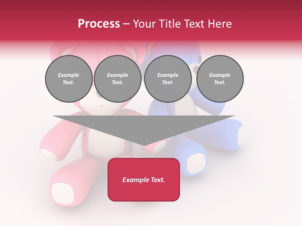 His Two Cartoon PowerPoint Template