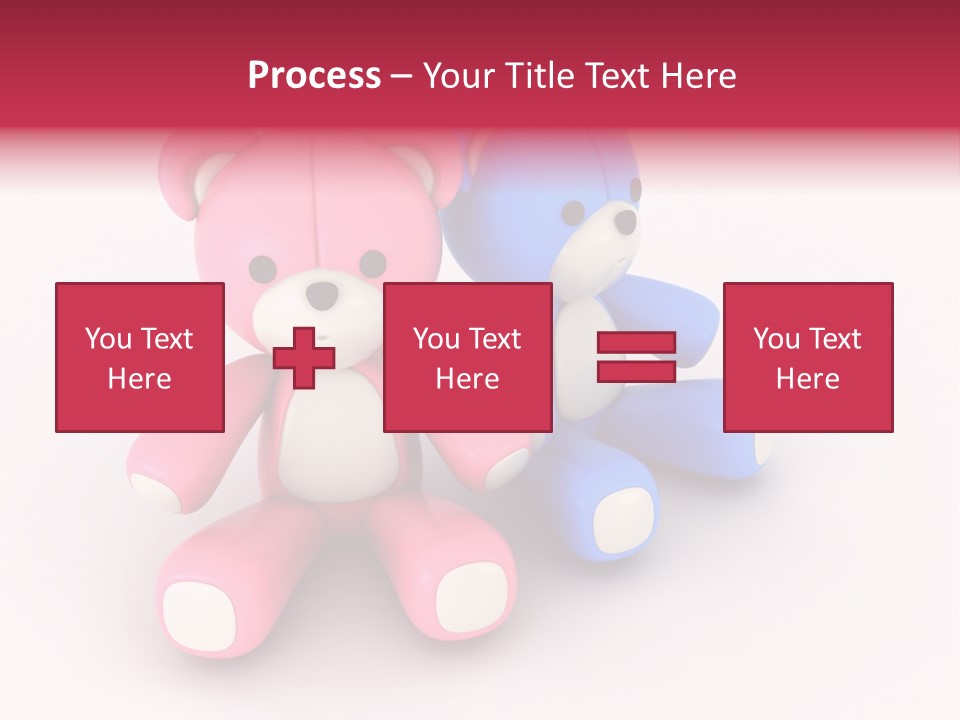 His Two Cartoon PowerPoint Template