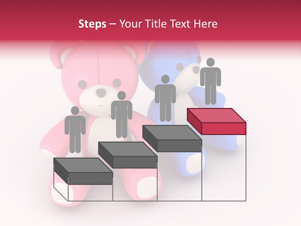 His Two Cartoon PowerPoint Template