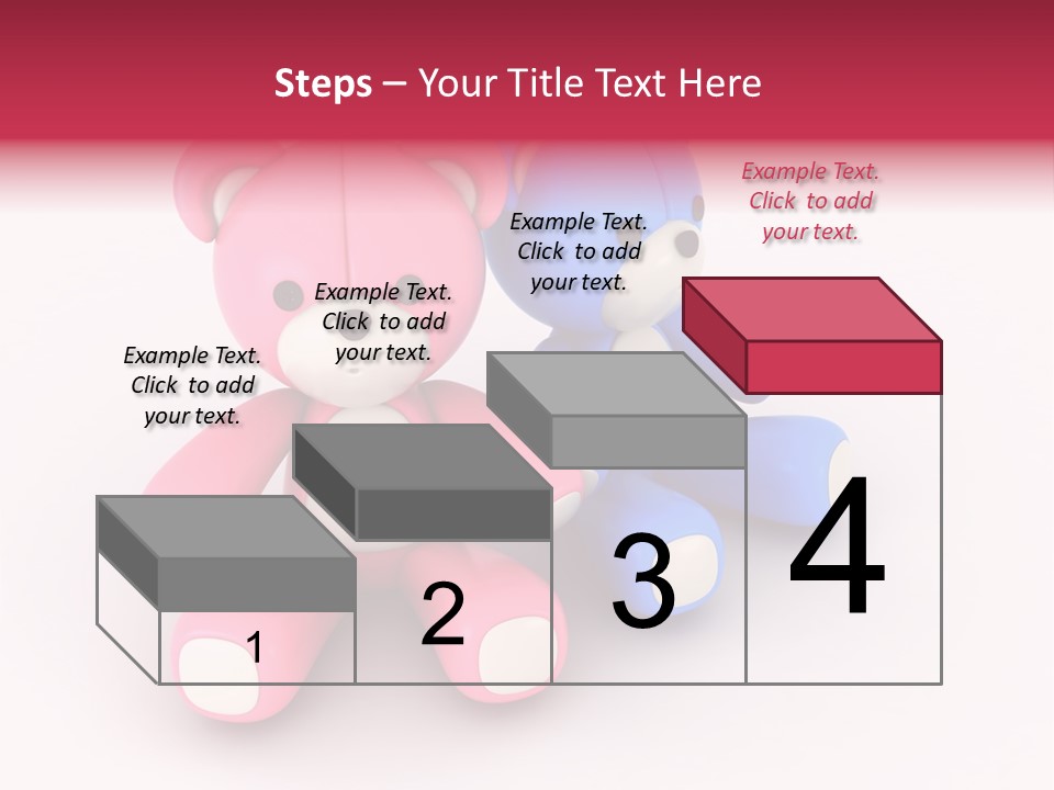 His Two Cartoon PowerPoint Template