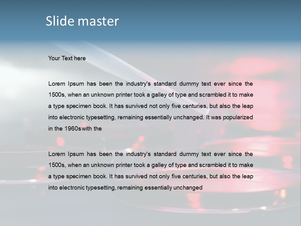 Biology Scientific Biotechnology PowerPoint Template