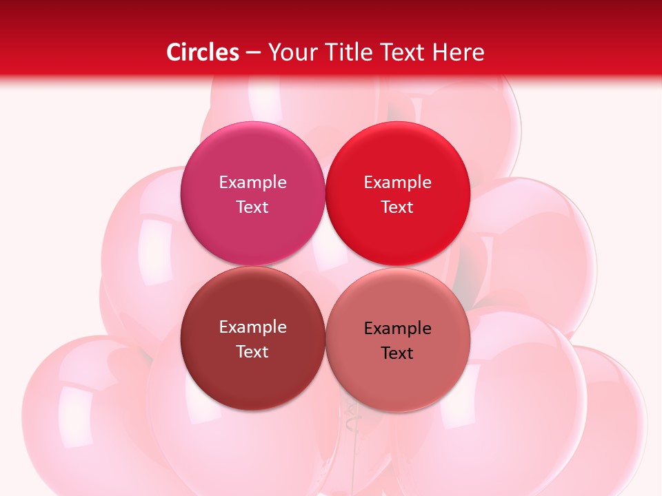 Bunch Decoration Birthday PowerPoint Template