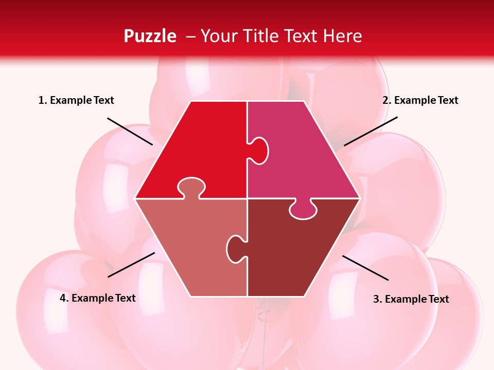 Bunch Decoration Birthday PowerPoint Template