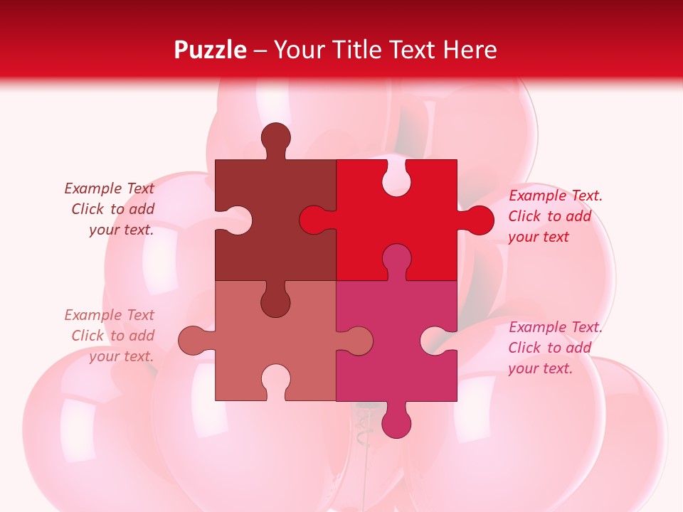 Bunch Decoration Birthday PowerPoint Template