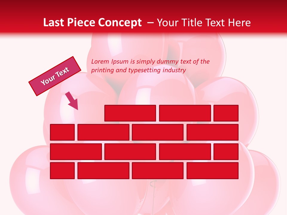 Bunch Decoration Birthday PowerPoint Template