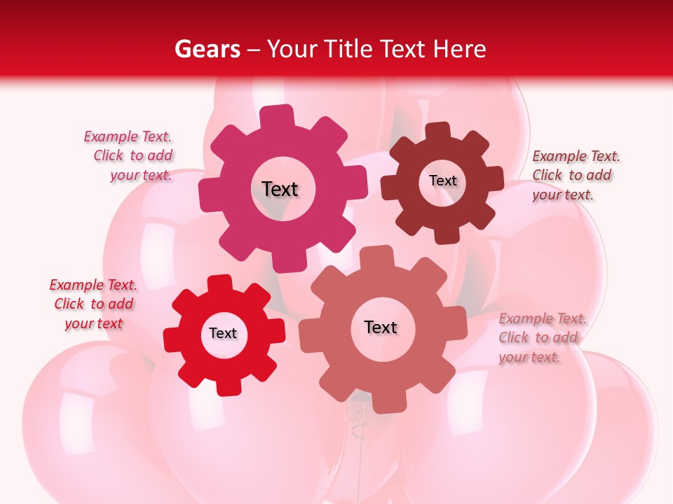 Bunch Decoration Birthday PowerPoint Template