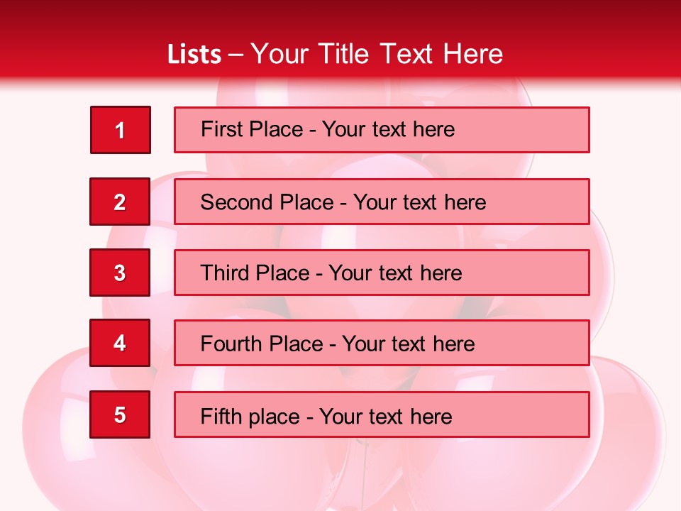 Bunch Decoration Birthday PowerPoint Template