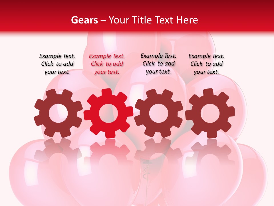 Bunch Decoration Birthday PowerPoint Template