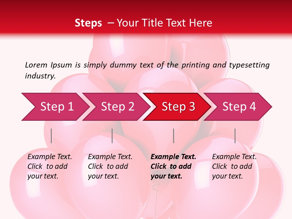 Bunch Decoration Birthday PowerPoint Template