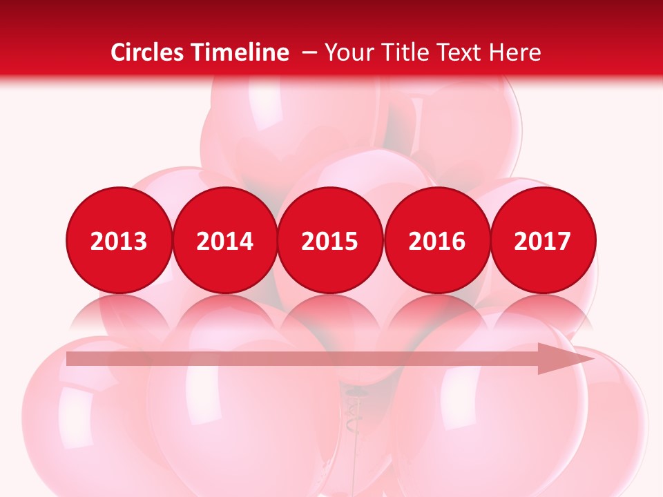 Bunch Decoration Birthday PowerPoint Template