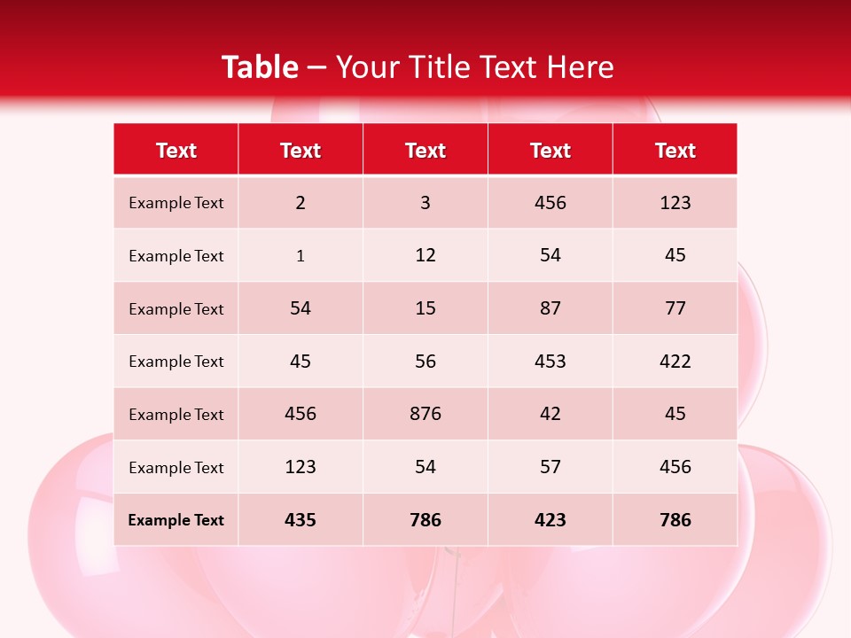 Bunch Decoration Birthday PowerPoint Template