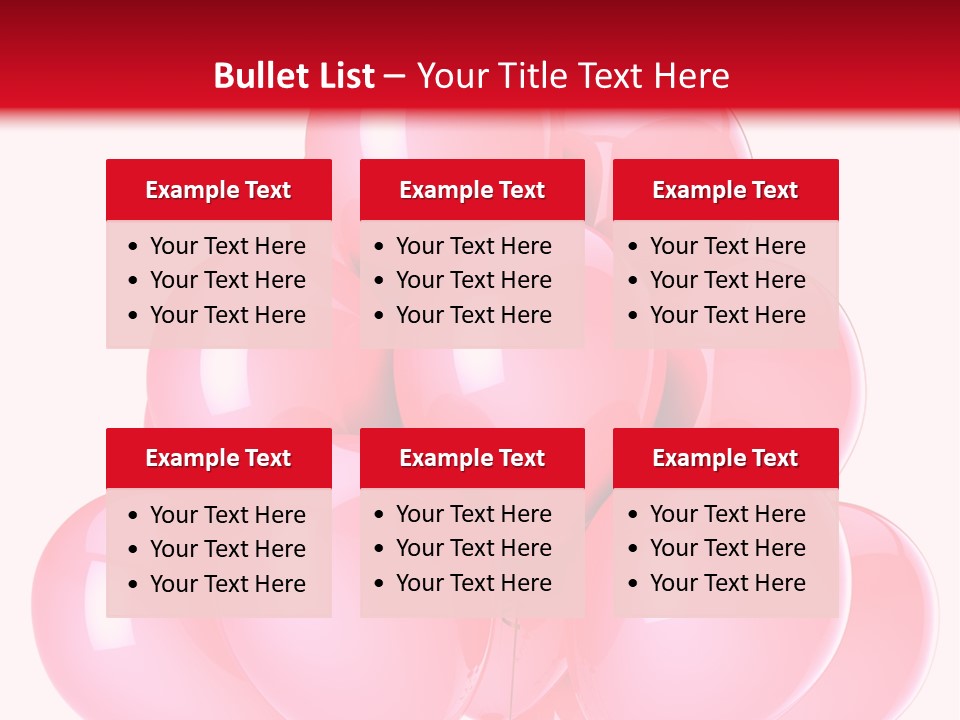 Bunch Decoration Birthday PowerPoint Template