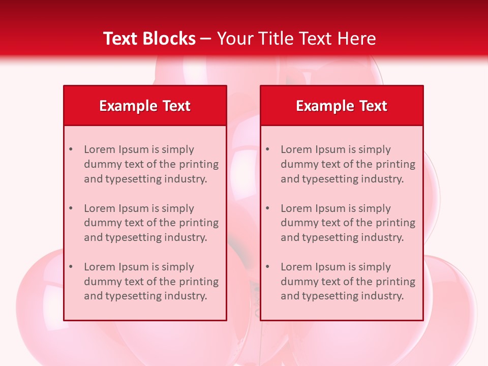 Bunch Decoration Birthday PowerPoint Template