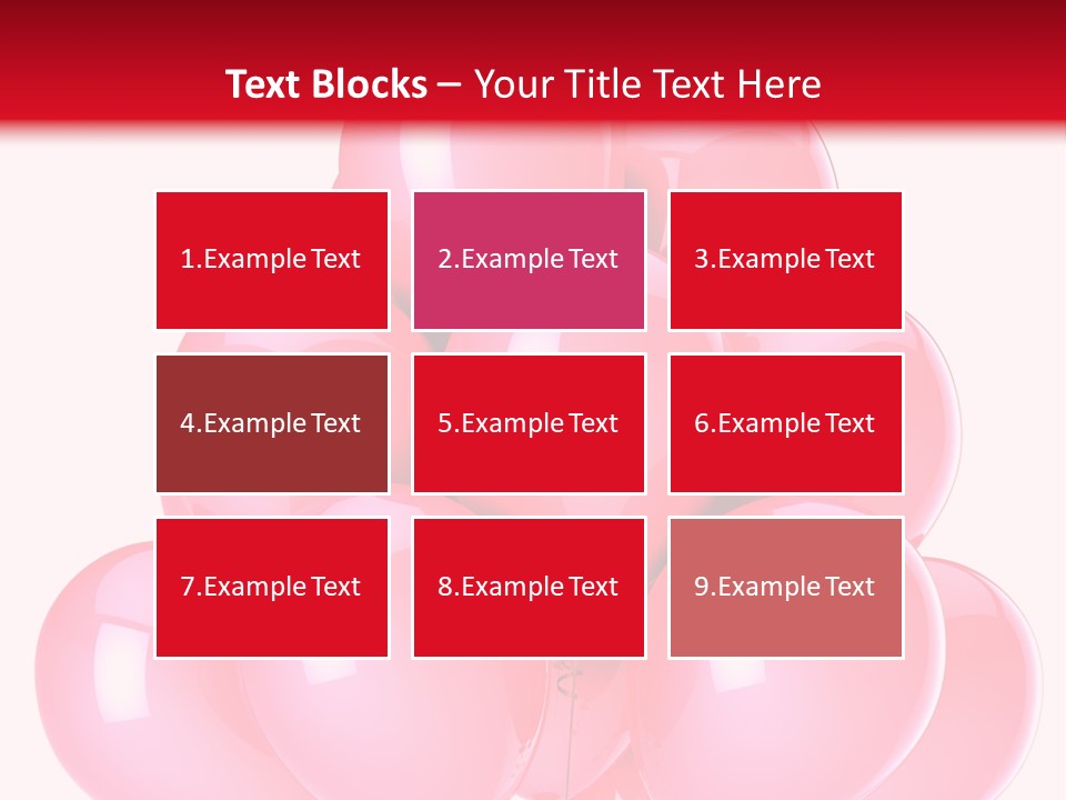 Bunch Decoration Birthday PowerPoint Template