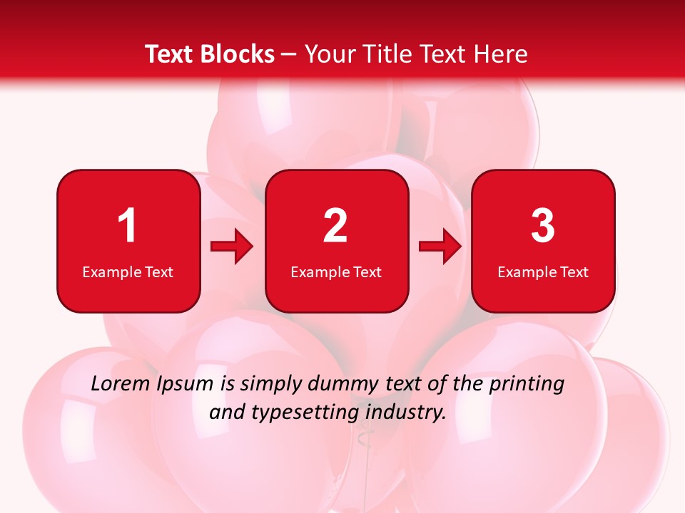 Bunch Decoration Birthday PowerPoint Template