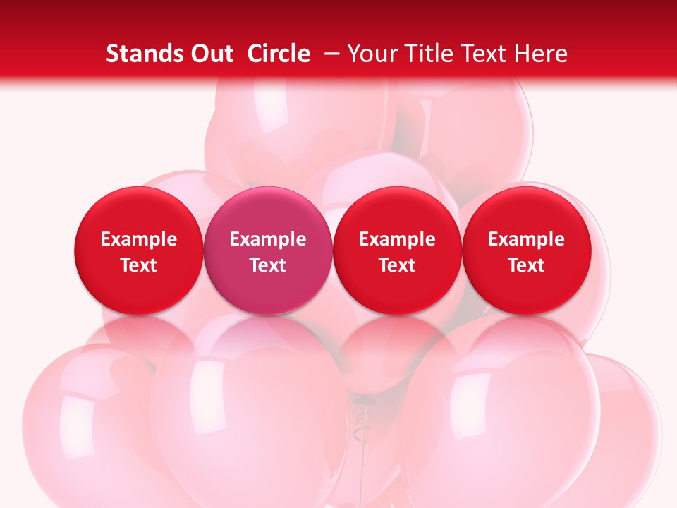 Bunch Decoration Birthday PowerPoint Template