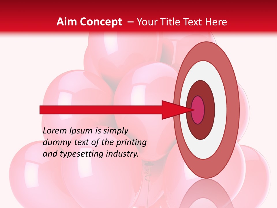 Bunch Decoration Birthday PowerPoint Template