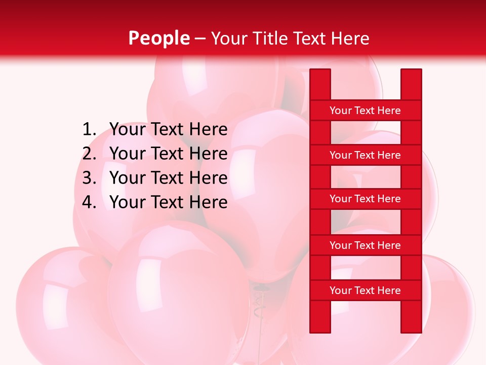 Bunch Decoration Birthday PowerPoint Template