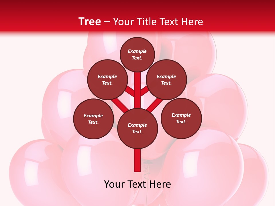 Bunch Decoration Birthday PowerPoint Template