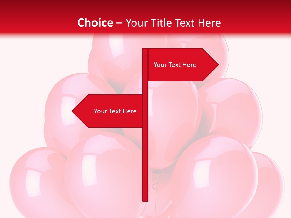 Bunch Decoration Birthday PowerPoint Template